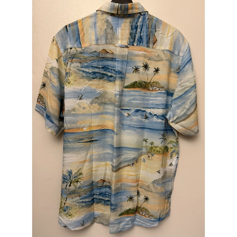 NWT Tommy Bahamas Veracruz Cay Isle Vista Short Sleeve Button Down Shirt Size M - Picture 4 of 7